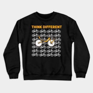 Recumbent Bike Think Different Crewneck Sweatshirt